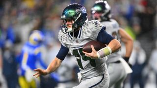 Super Bowl 60 Pick: Laying down dollars on Darnold dashes  (NFL). Photo by Steven Bisig-Imagn Images